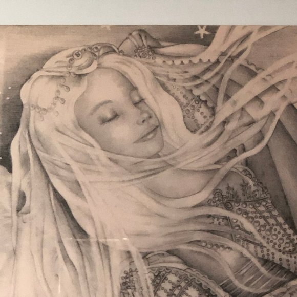 THE TINDERBOX: 11" x 14" Original Book Page from "The Fairy Tale Book" ©1958 - Picture 3 of 10